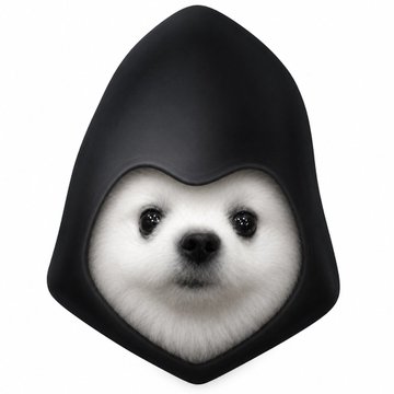 Pyonya-style hooded dog comparison used by the community